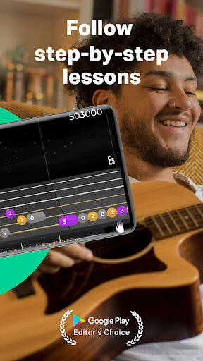 Screenshot From Our Yousician: Learn Guitar Review