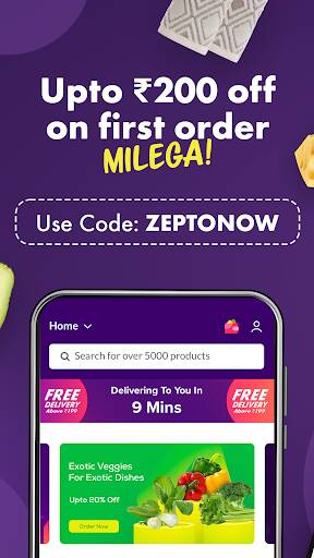 Screenshot From Our Zepto: 10-Min Grocery Delivery Review