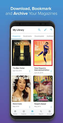 Screenshot From Our ZINIO - Magazine Newsstand Review